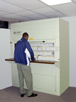 Check Storage in Electronic File Cabinets