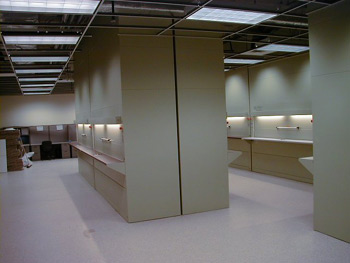 Vertical Carousel Installation- Electric Lateral Files- Vertical Carousel Installation