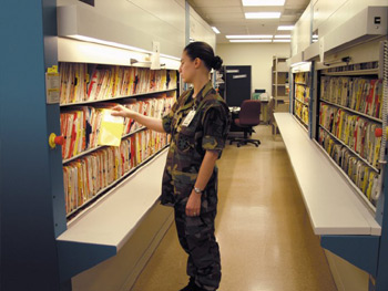 Air Force File Storage Vertical Carousels- US Government- Air Force File Storage Vertical Carousels