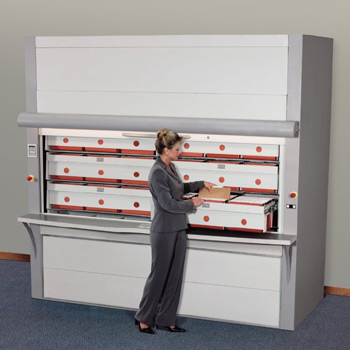 Automated Power Filing- Hanging File Drawer Storage- Automated Power Filing